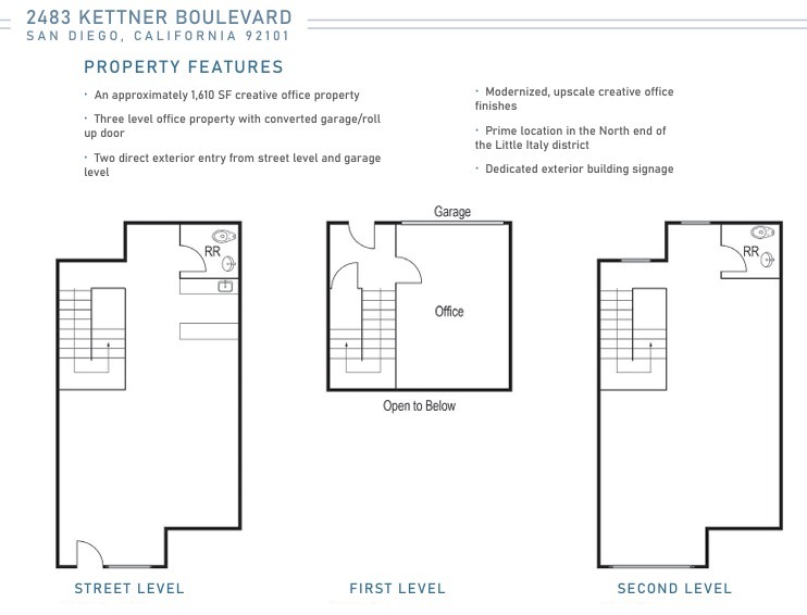 2483 Kettner Blvd, San Diego, CA 92101 - Unit 2483 -  - Floor Plan - Image 1 of 1