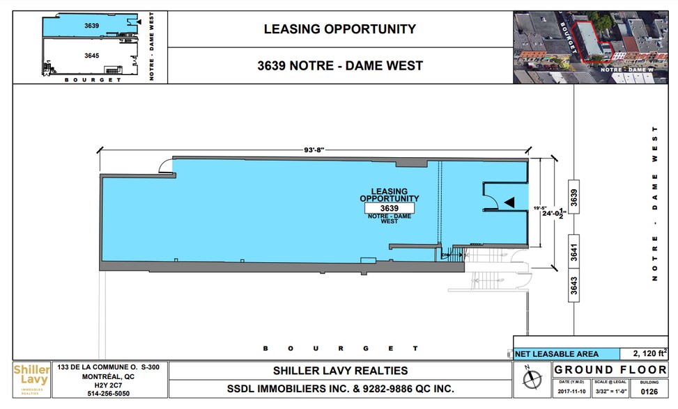 3639 Rue Notre-Dame O, Montréal, QC for lease - Floor Plan - Image 2 of 2