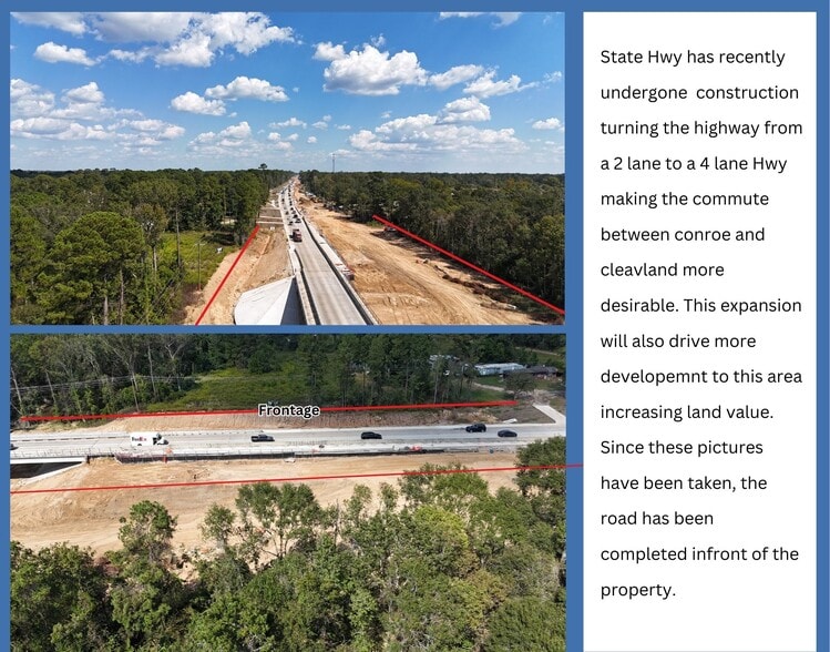 SH 105, Cut And Shoot, TX à vendre - Aérien - Image 3 de 13