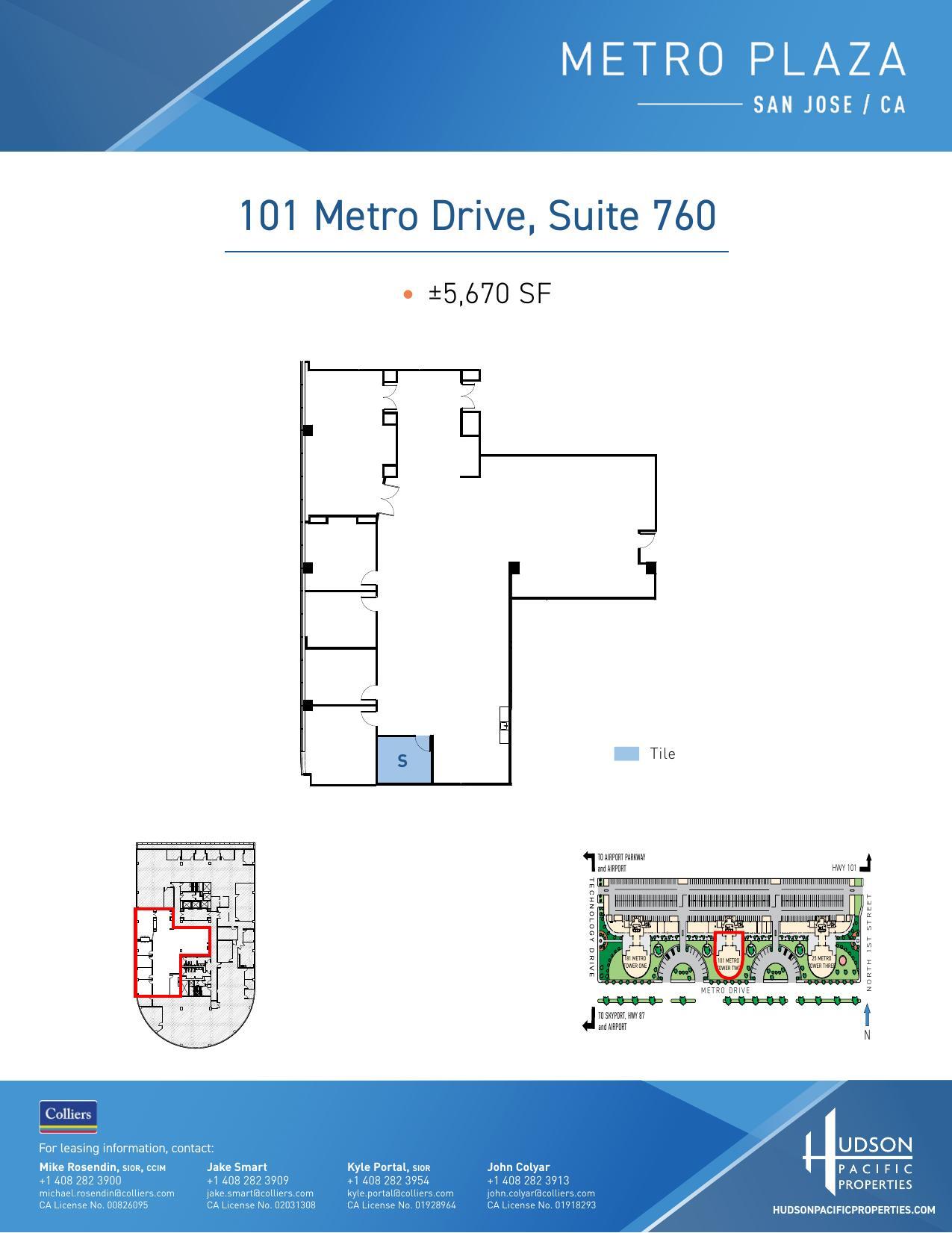 25 Metro Dr, San Jose, CA for lease Floor Plan- Image 1 of 1