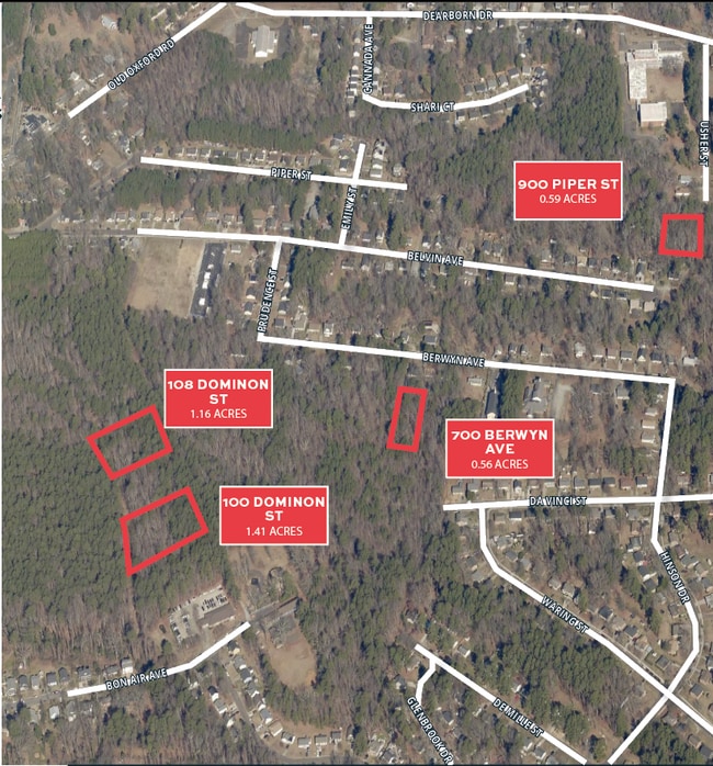 Plus de détails pour Durham Residential Land Opportunity – Terrain à vendre, Durham, NC