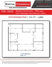 1112 S Washington St, Naperville, IL for lease Floor Plan- Image 1 of 1