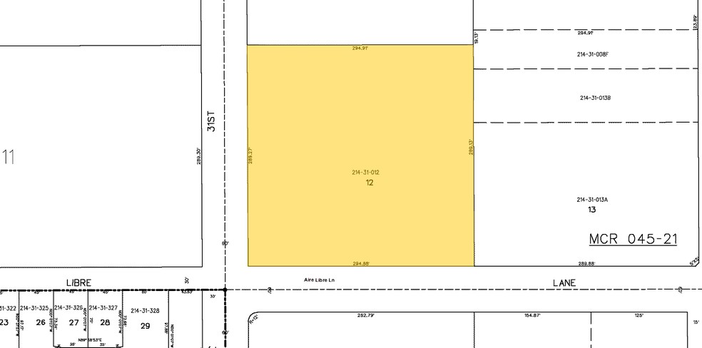 16601 N 31st St, Phoenix, AZ à vendre - Plan cadastral - Image 2 de 2