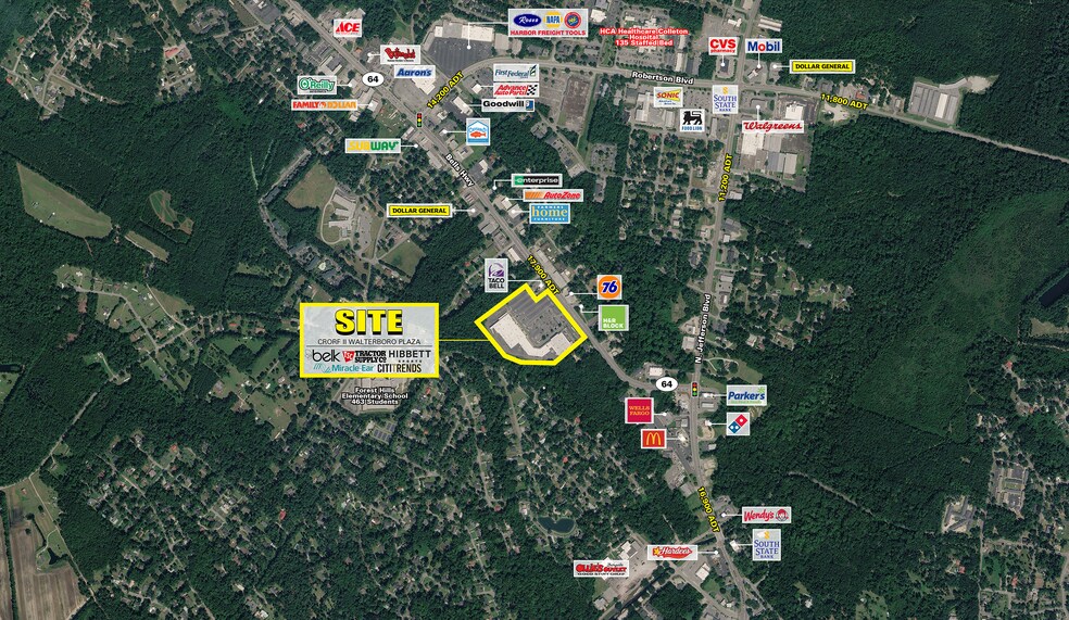 297 Bells Hwy, Walterboro, SC à louer - Aérien - Image 3 de 15