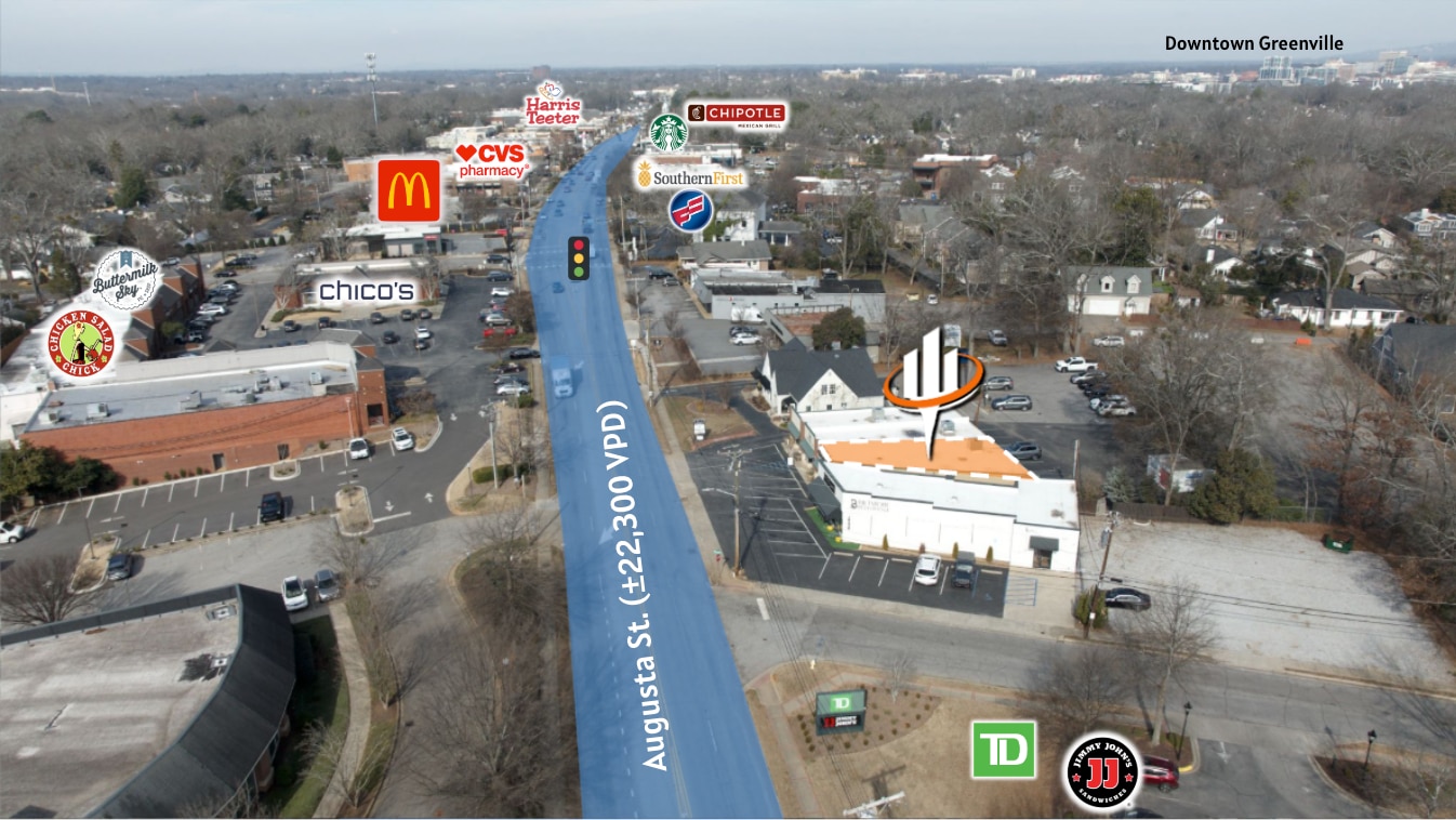 2243-2247 Augusta St, Greenville, SC for lease Primary Photo- Image 1 of 11