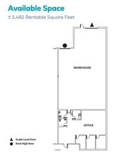 1050-1090 Marina Way S, Richmond, CA à louer Plan d’étage- Image 1 de 1