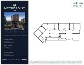 4600 S Ulster St, Denver, CO à louer Plan d’étage- Image 1 de 1
