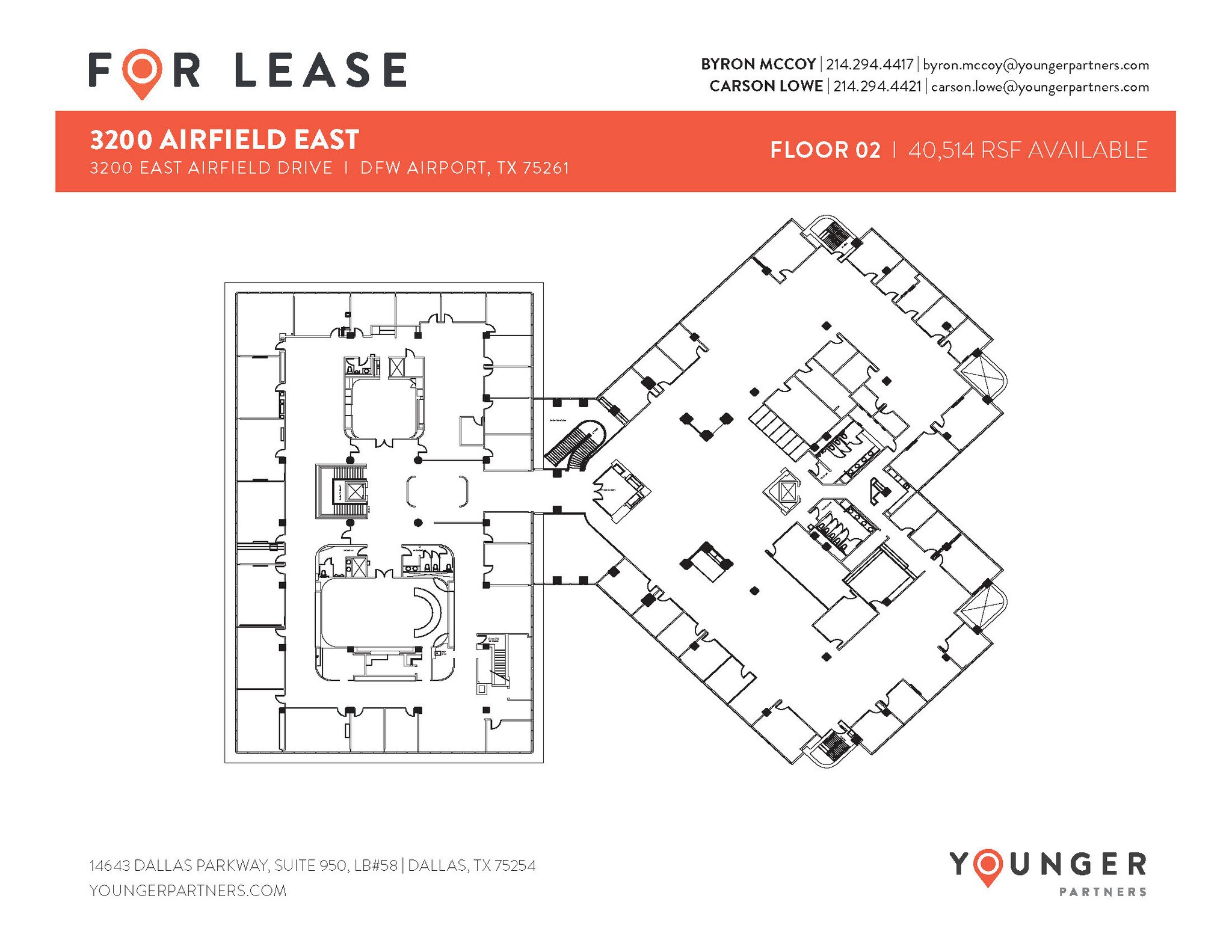 3200 E Airfield Dr, Dallas, TX à vendre Plan d’étage- Image 1 de 1