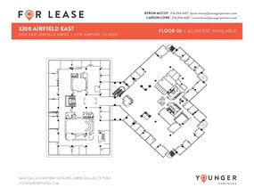 3200 E Airfield Dr, Dallas, TX à vendre Plan d’étage- Image 1 de 1