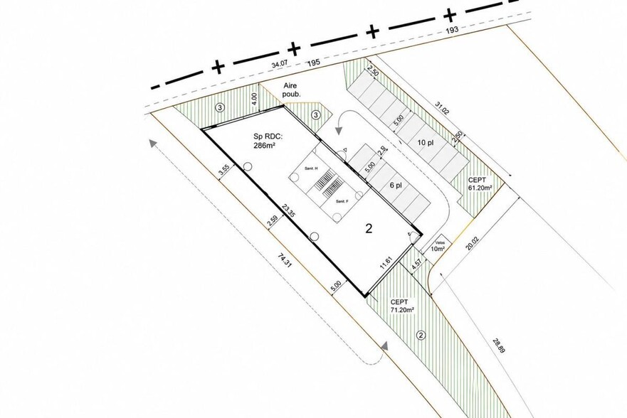 Flex dans Toulouse à louer - Plan de site - Image 2 de 2