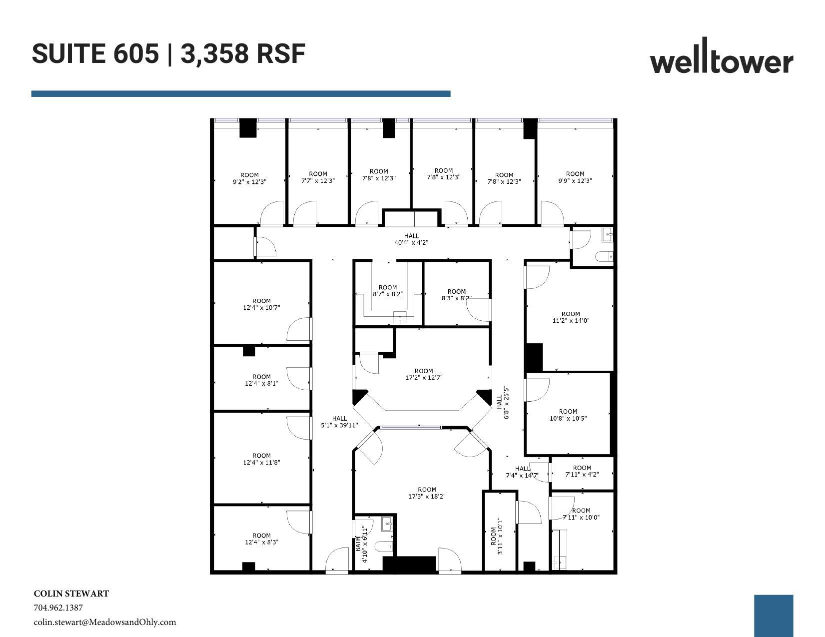 1718 E 4th St, Charlotte, NC à louer Plan d  tage- Image 1 de 1