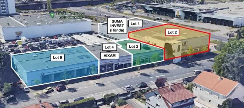 Bureau dans Vénissieux à louer - Photo du bâtiment - Image 2 de 6