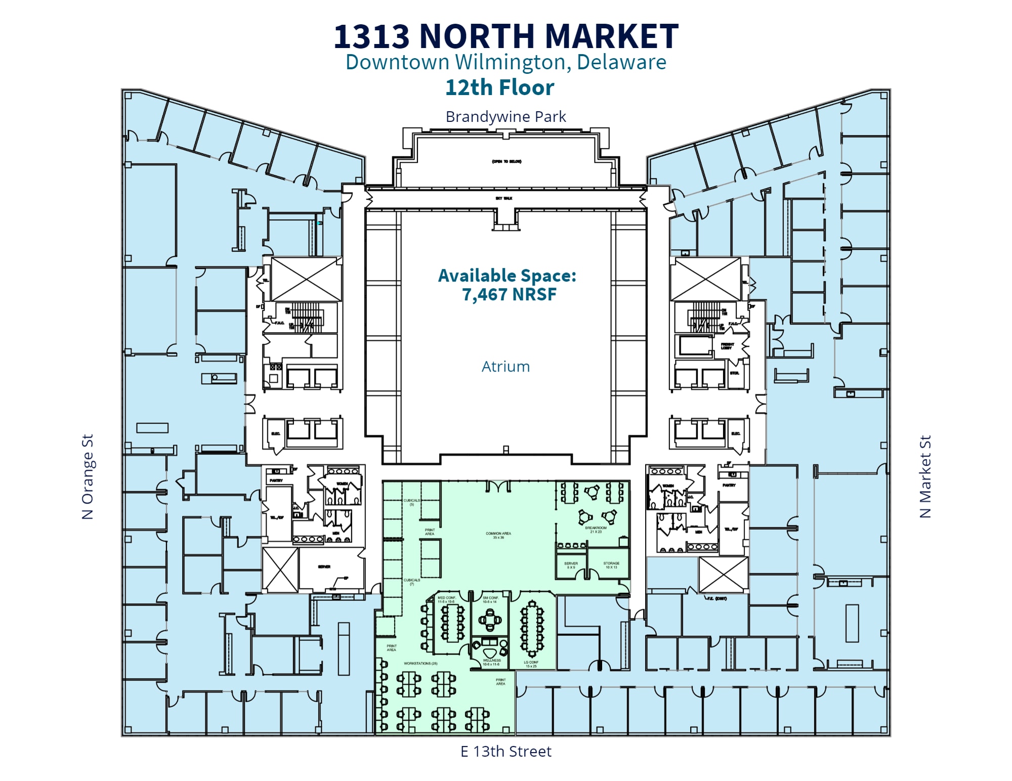 1313 N Market St, Wilmington, DE for lease Floor Plan- Image 1 of 1