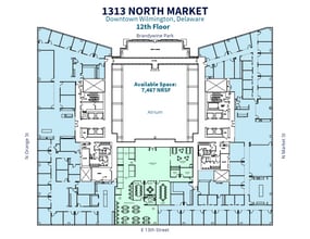 1313 N Market St, Wilmington, DE for lease Floor Plan- Image 1 of 1