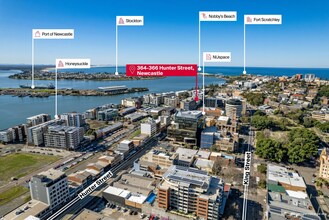 364-366 Hunter St, Newcastle, NSW - Aérien Vue de la carte - Image1