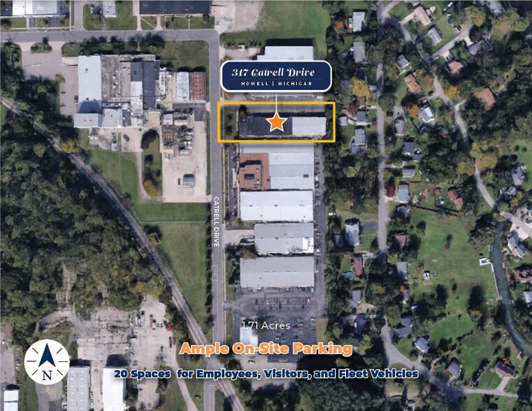 317 Catrell Dr, Howell, MI for sale - Aerial - Image 2 of 7