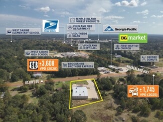 Plus de détails pour 175 US Highway 96 N, Pineland, TX - Commerce de détail à vendre