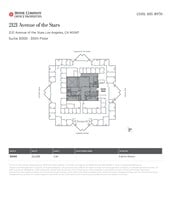 2121 Avenue of the Stars, Century City, CA for lease Site Plan- Image 1 of 1