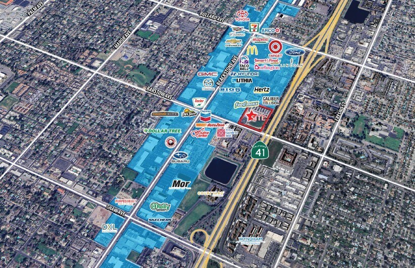 NEQ Blackstone and Barstow Avenues at Highway 41, Fresno, CA à vendre - Photo du bâtiment - Image 2 de 3
