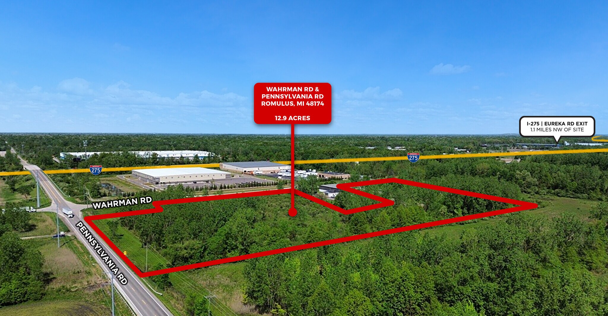 0 Wahrman Rd, Romulus, MI à vendre Photo du bâtiment- Image 1 de 2