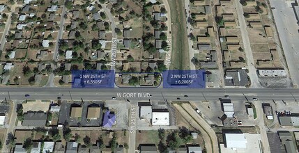1 NW 26th And 2 NW 25th St, Lawton, OK - AERIAL map view