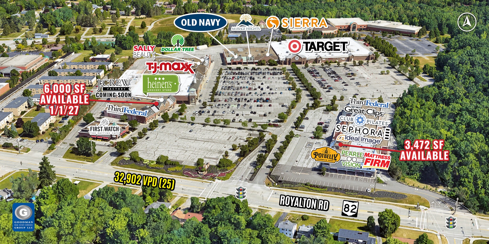Royalton Rd, Strongsville, OH for lease Aerial- Image 1 of 13