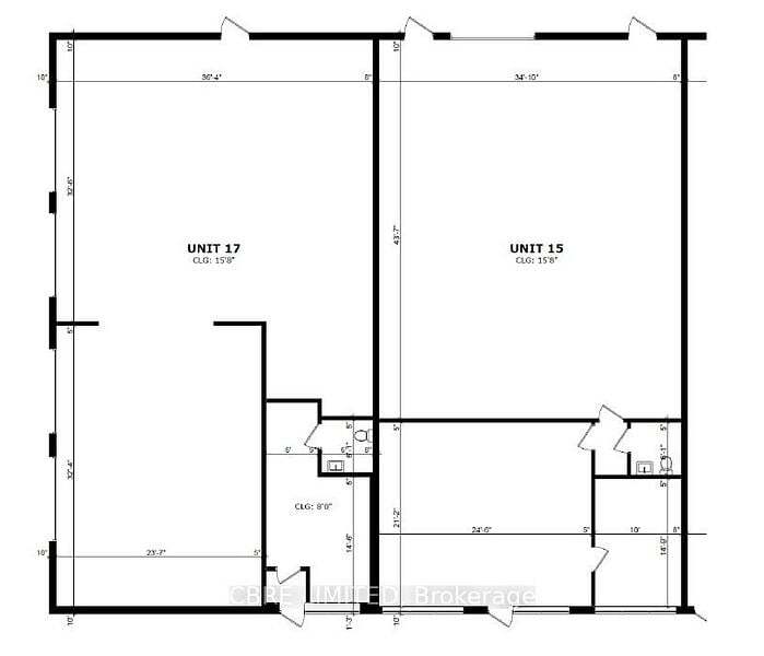 63-65 Clarke Rd, London, ON for lease Floor Plan- Image 1 of 1