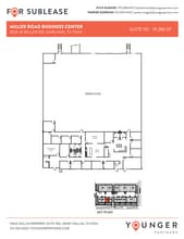 3520 W Miller Rd, Garland, TX à louer Plan d’étage- Image 1 de 1