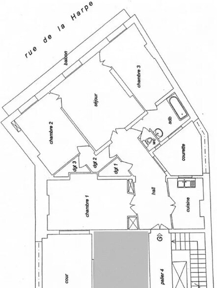 Office in Paris for lease - Floor Plan - Image 3 of 3