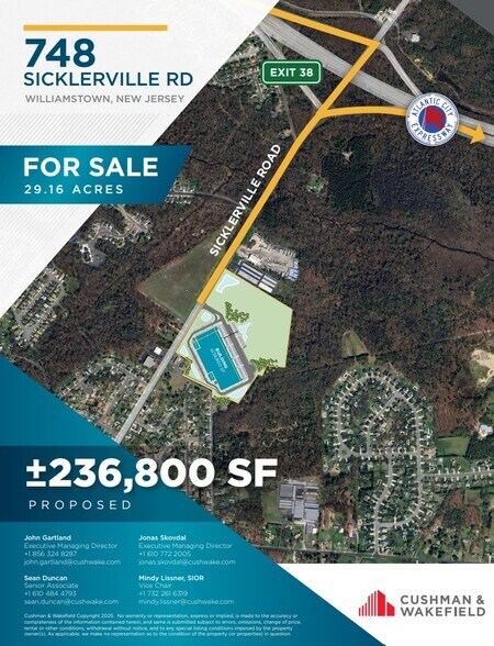 748 Sicklerville Rd, Williamstown, NJ à vendre - Photo du bâtiment - Image 1 de 1