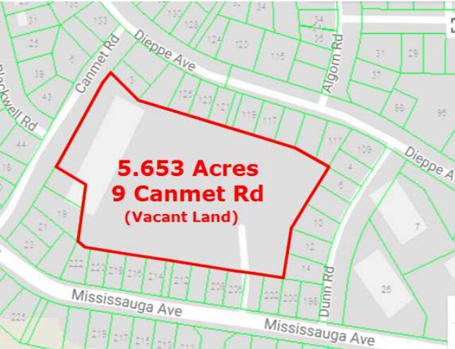 9 Canmet Rd, Elliot Lake, ON à vendre Plan de site- Image 1 de 1