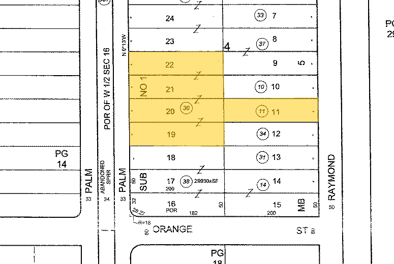 500-506 S Palm Ave, Alhambra, CA for lease - Plat Map - Image 3 of 21