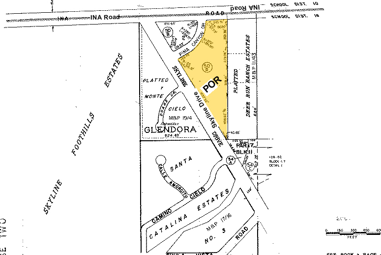 1775 E Skyline Dr, Tucson, AZ for lease - Plat Map - Image 2 of 5