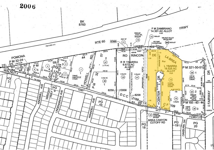 1135 Centre Dr, City of Industry, CA à louer - Plan cadastral - Image 2 de 3