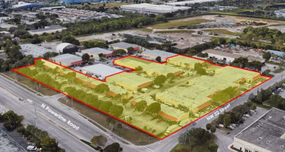 2075 N Powerline Rd, Pompano Beach, FL for lease - Aerial - Image 2 of 18