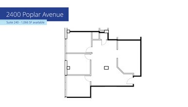 2400 Poplar Ave, Memphis, TN for lease Floor Plan- Image 1 of 1