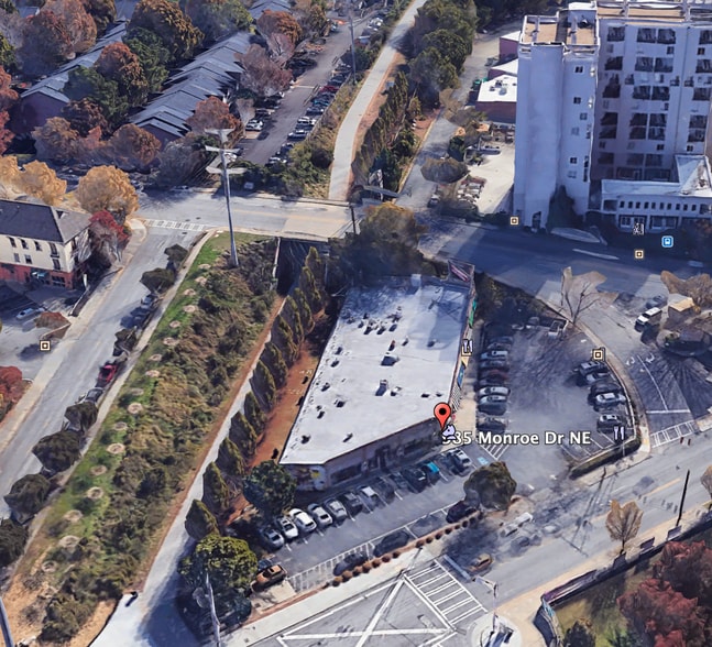 985 Monroe Dr NE, Atlanta, GA for lease - Aerial - Image 3 of 6