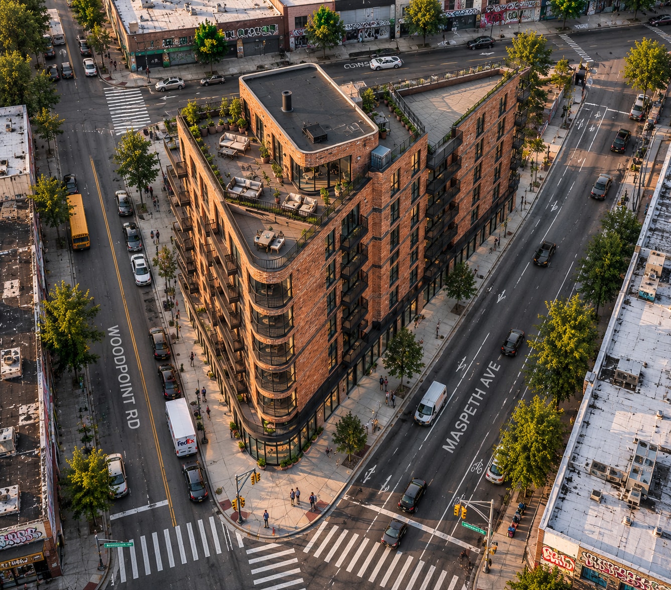 220 Conselyea St, Brooklyn, NY for sale Aerial- Image 1 of 5