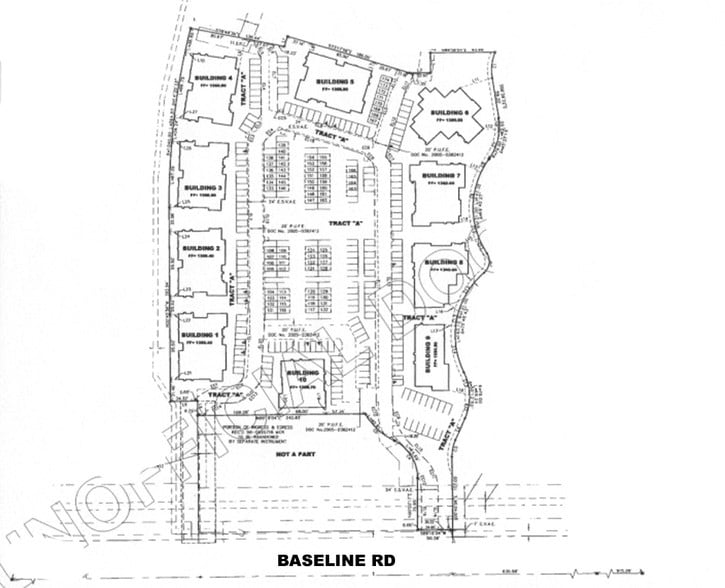 6632 E Baseline Rd, Mesa, AZ à vendre - Plan cadastral - Image 2 de 8