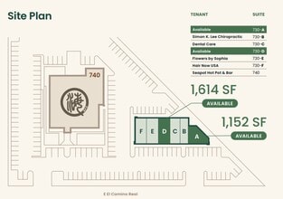 730 E El Camino Real, Sunnyvale, CA for lease Site Plan- Image 1 of 1