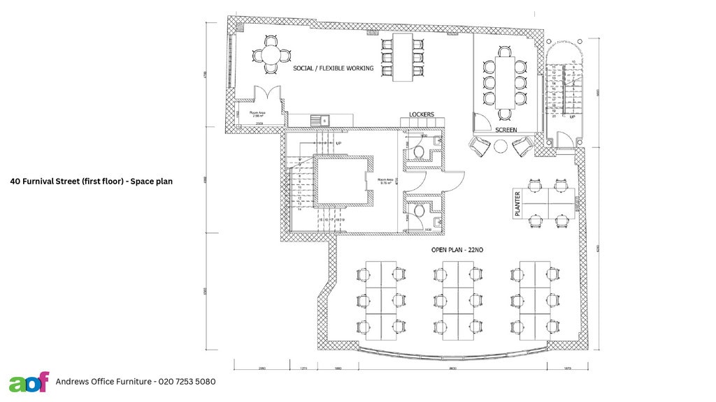 40-41 Furnival St, London for lease Floor Plan- Image 1 of 17
