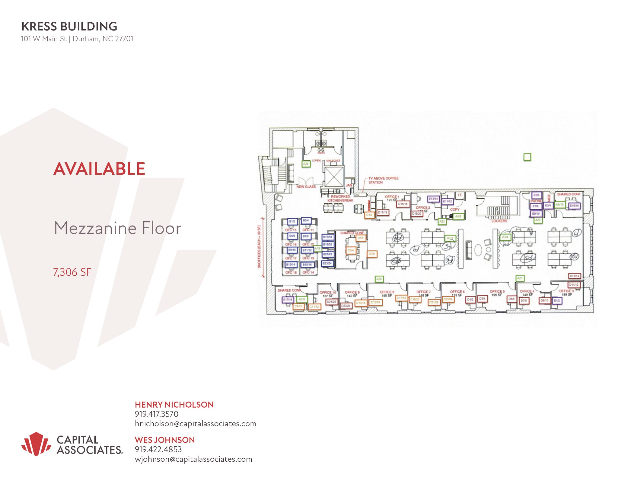 101-103 W Main St, Durham, NC for lease Floor Plan- Image 1 of 1
