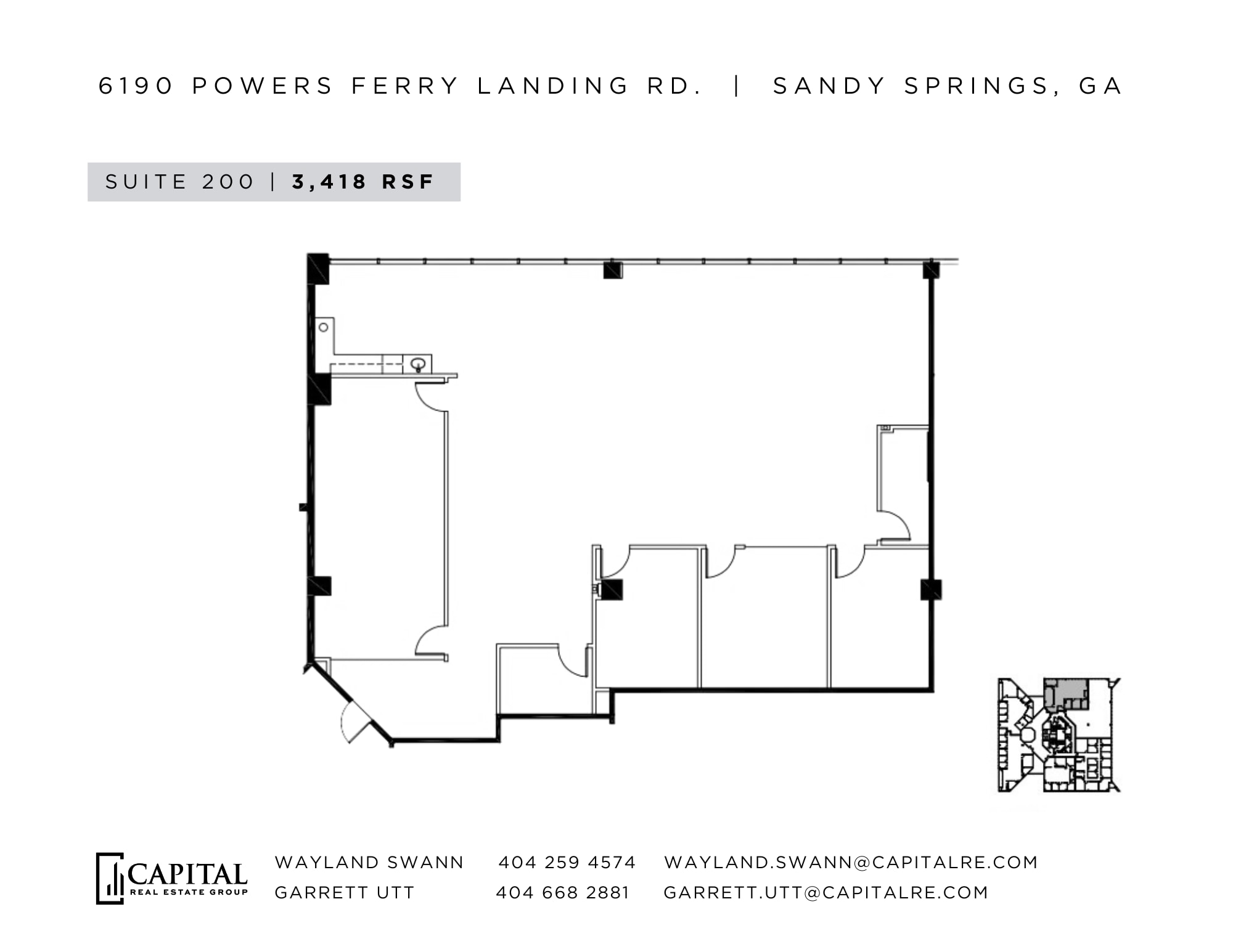 6190 Powers Ferry Landing Rd, Atlanta, GA à louer Plan d’étage- Image 1 de 1