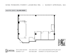 6190 Powers Ferry Landing Rd, Atlanta, GA à louer Plan d’étage- Image 1 de 1