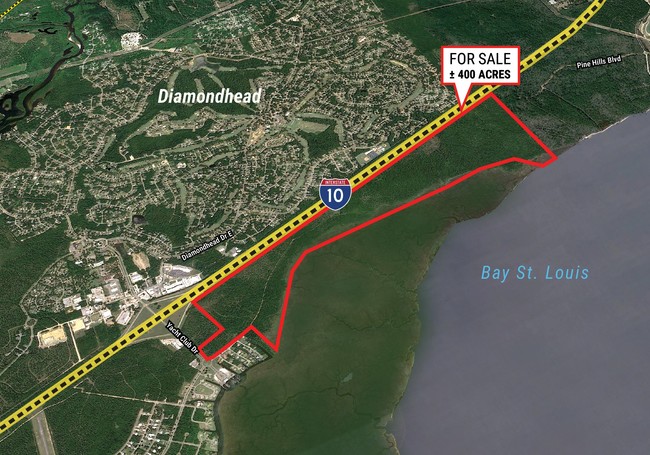 Plus de détails pour 7051 Interstate 10, Diamondhead, MS - Terrain à vendre