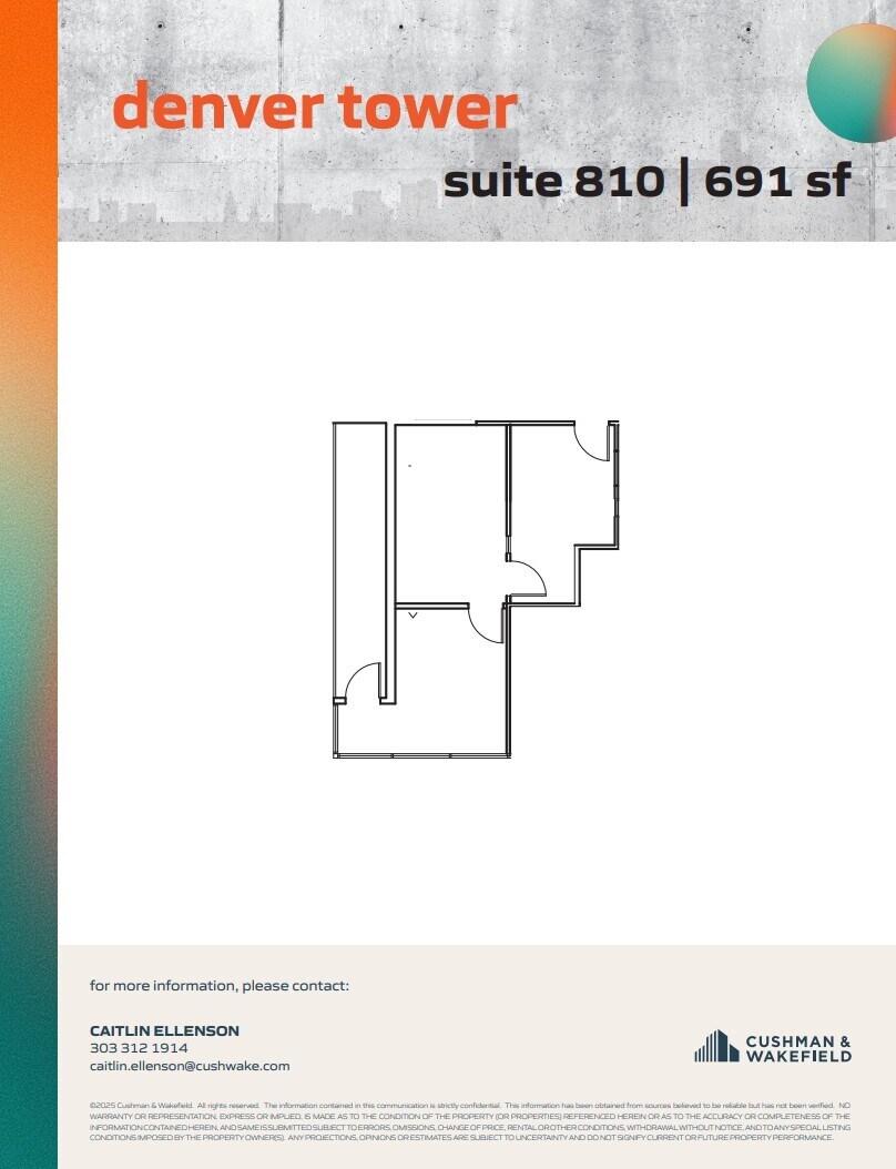 1905 Sherman St, Denver, CO for lease Floor Plan- Image 1 of 1