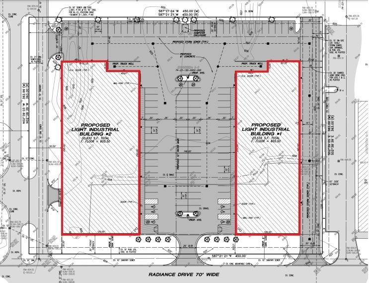 Radiance Dr, Ira Township, MI for lease - Site Plan - Image 3 of 4
