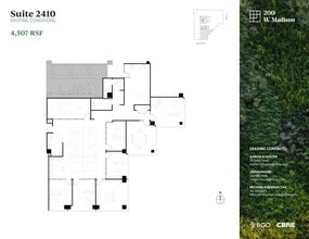 200 W Madison St, Chicago, IL à louer Plan de site- Image 1 de 3