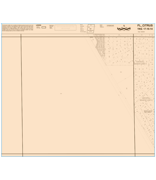 9549 N Suncoast Blvd, Crystal River, FL for sale - Plat Map - Image 2 of 2