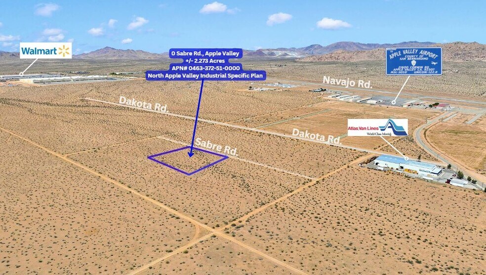 Sabre Rd, Apple Valley, CA à vendre - Photo du bâtiment - Image 1 de 4